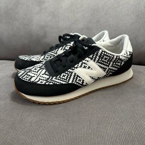 New Balance 501 Black and White Diamond Pattern Womens 10 B WZ501HSU